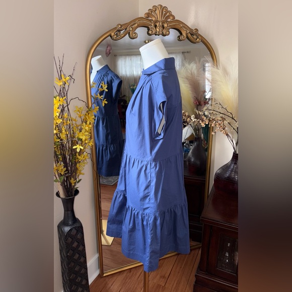Pinch Navy Cotton Mini Dress size S - Picture 3 of 14